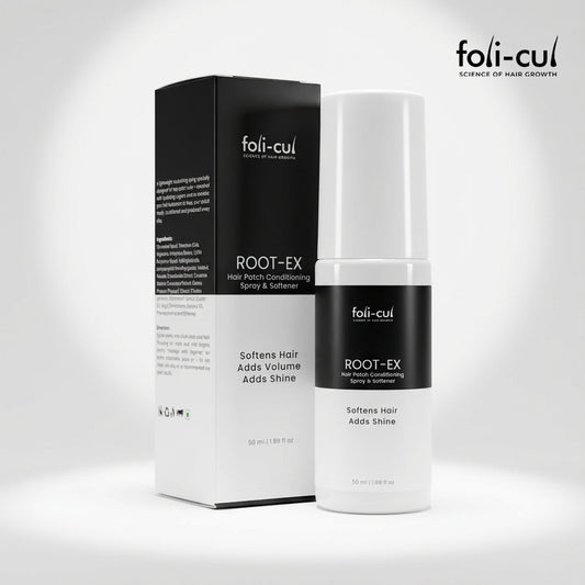Foli-Cul ROOT-EX Hair Patch Conditioning Spray & Softener | Patch-Safe Care