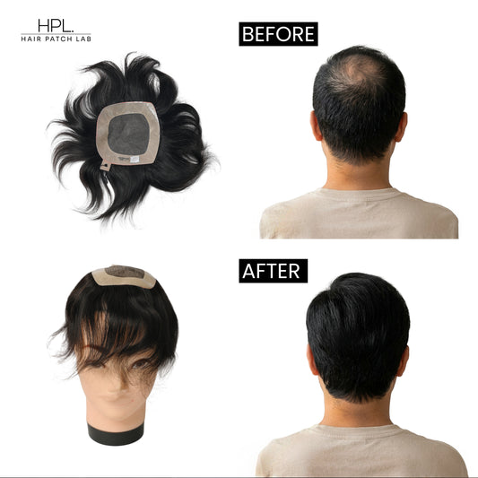 Crown Toppers Hair Patch | 100% Human Hair | Natural Hair