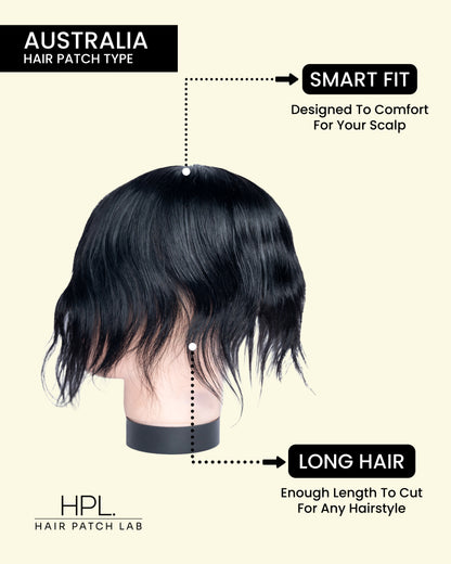 Australia Hair Patch – Natural Hairline Premium Hair System for Men