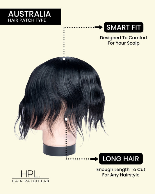 Australia Hair Patch – Natural Hairline Premium Hair System for Men