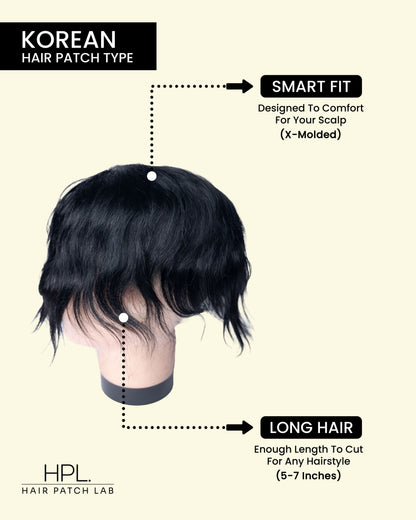 Korean Hair Patch – Natural & Affordable Hair Replacement