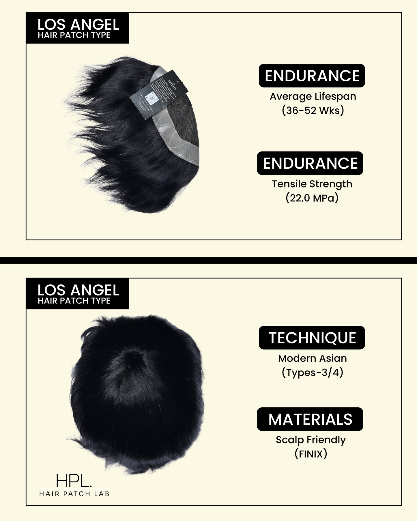 Los Angel Hair Patch – Premium Natural Hairline System